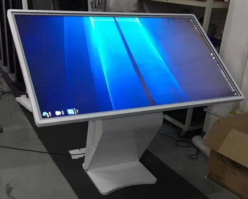 滨海时报55寸卧式触摸查询机项目